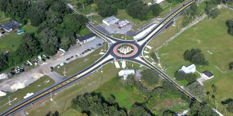 US-98 Trilby Roundabout