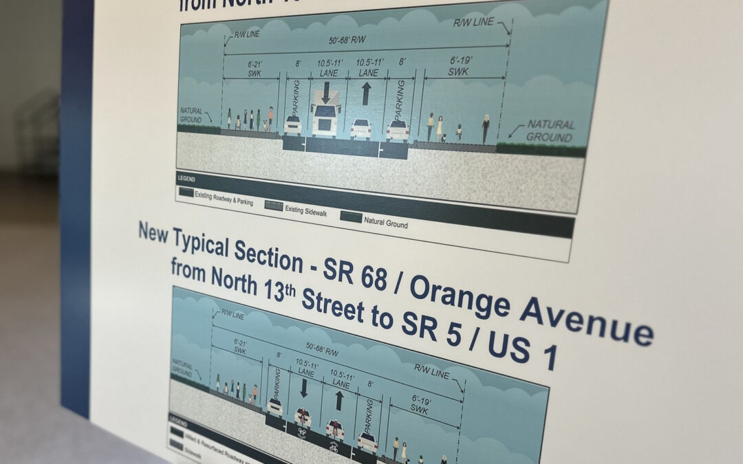 SR 68/Orange Avenue Resurfacing Project in Fort Pierce Underway